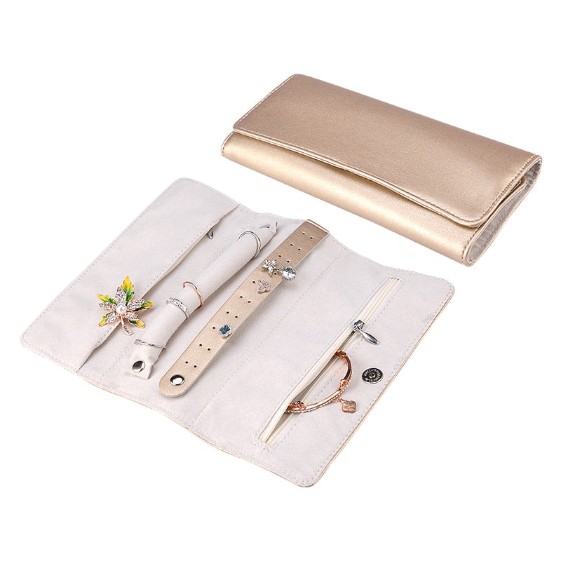 Jewelry Roll Travel Organizer