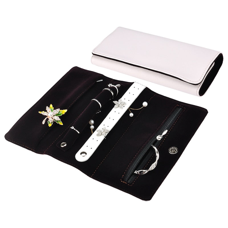Jewelry Roll Travel Organizer