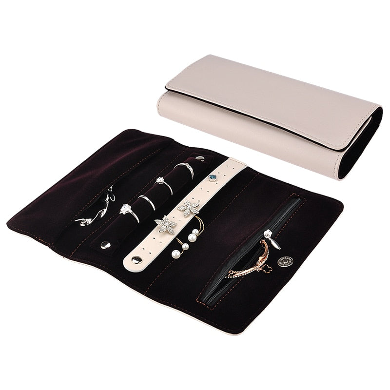 Jewelry Roll Travel Organizer