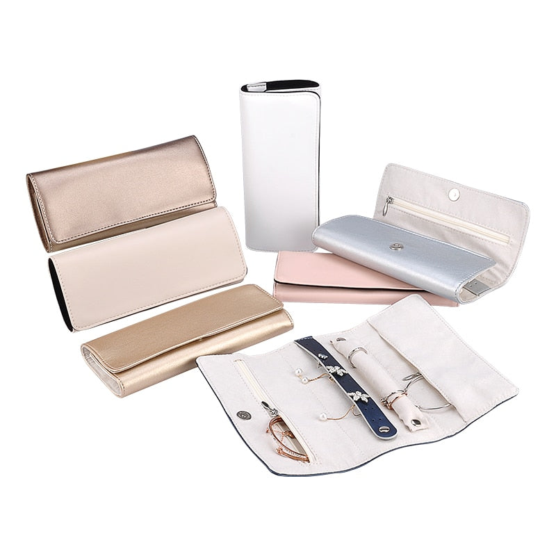 Jewelry Roll Travel Organizer