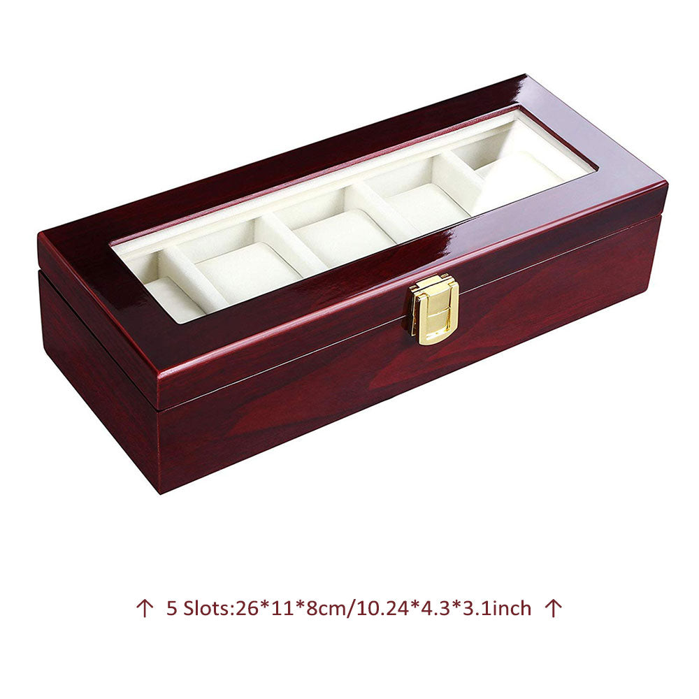 Wooden Watch Box Organizer