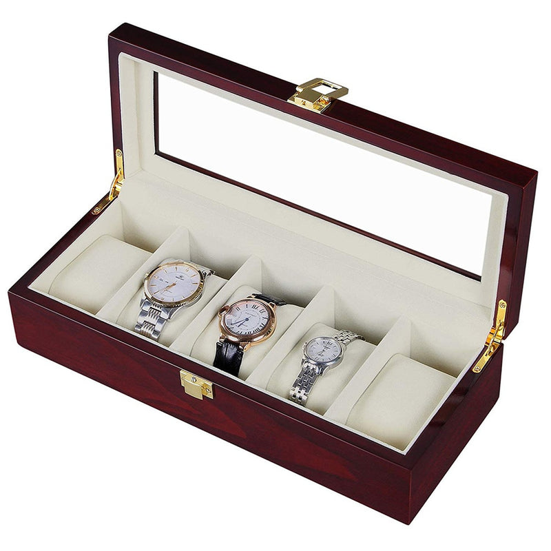 Wooden Watch Box Organizer