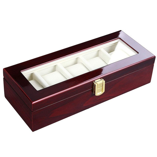 Wooden Watch Box Organizer